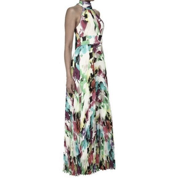 Eliza J Dresses & Skirts - Eliza J Pleated Floral Maxi Dress Gown 2